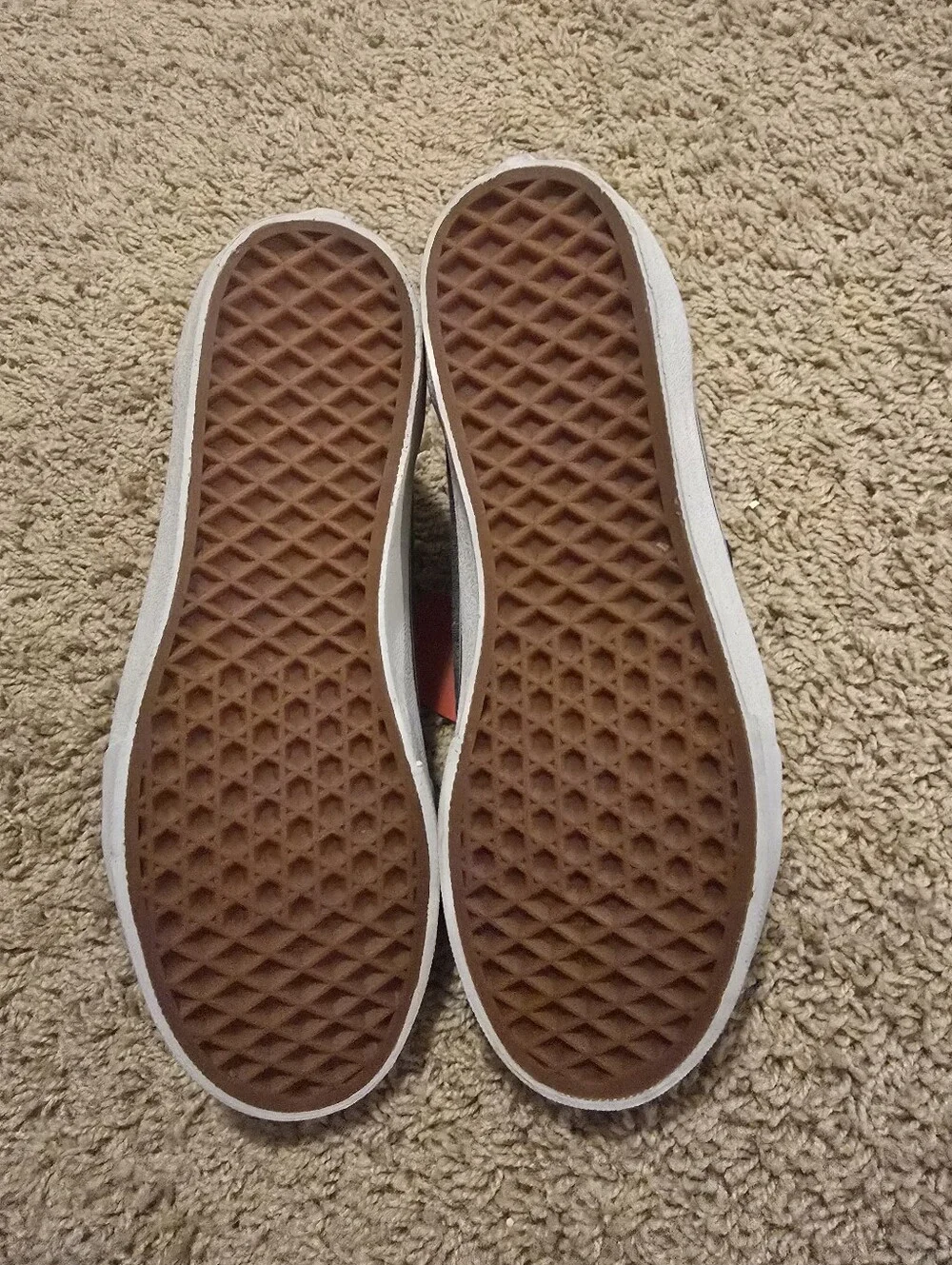 NWT Vans Kids Navy and White Velcro Old Skool Sneakers
